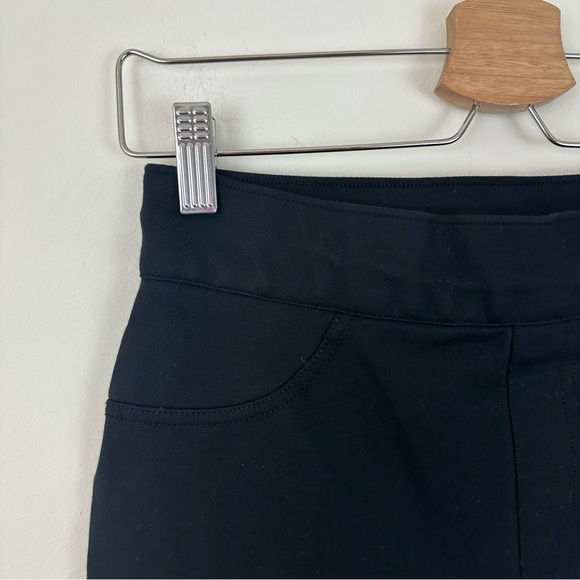 SPANX Black Ankle Flared Ponte Trousers Size Medium Women's - Picture 2 of 7